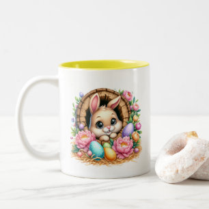 Osterhase  zweifarbige tasse