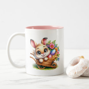 Osterhase zweifarbige tasse