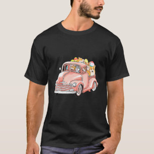 Osterhasen auf Lastwagen Ostertag Corgi Hunde Eier T-Shirt