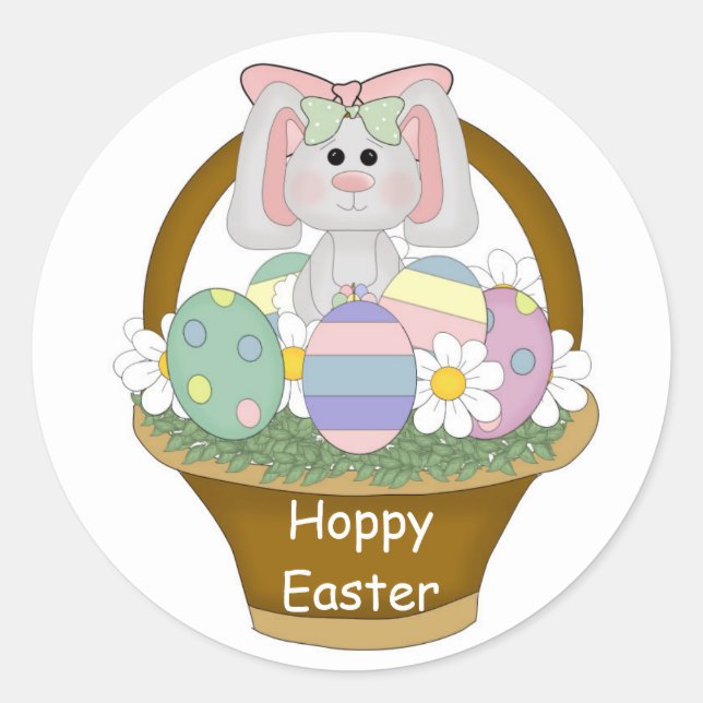 Osterhasen-Aufkleber Umschlag Aufkleber Osterbrief (Vorderseite)