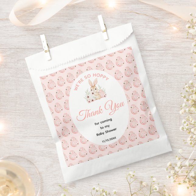 Osterhasen-Baby-Party Geschenktütchen (Ausgeschnitten)