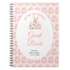Osterhasen-Baby-Shower-Gästebuch Notizblock