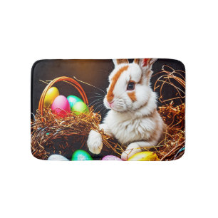 Osterhasen Basket & Eier Badematte