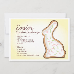 Osterhasen-Cookie-Swap-Party Einladung