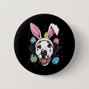 Osterhasen Dalmatiner Hund Kinder Männer Frauen Ge Button