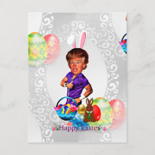 Osterhasen-Donald-Trump Feiertagspostkarte