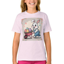 Osterhasen-Eier Rollkarren & Blume