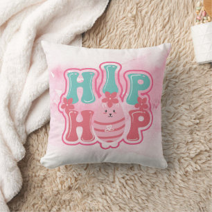 Osterhasen-Eier-Suche Hip Hop Frohe Ostern Wasserf Kissen
