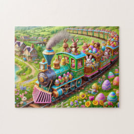 Osterhasen-Express-Frühlingszug-Abenteuer  Puzzle