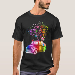 Osterhasen Französischer Bulldog Reitwagen Butterf T-Shirt