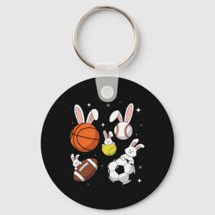 Osterhasen Fußball Soccer Sports Ostern Schlüsselanhänger