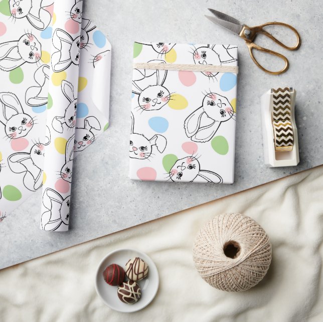 Osterhasen Geschenkpapier (Kunsthandwerk)