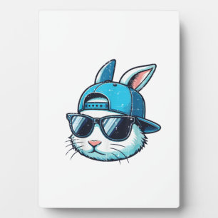 Osterhasen-Gesicht Baseballkappe Sonnenbrille Hase Fotoplatte