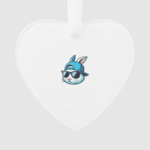 Osterhasen-Gesicht Baseballkappe Sonnenbrille Hase Ornament