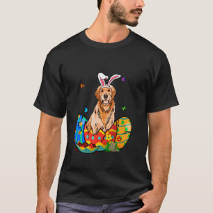 Osterhasen Golden Retriever Bunny Hund Hund Papa T-Shirt