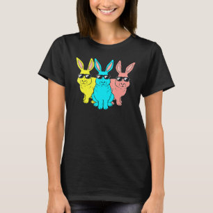 Osterhasen Hip Hop Trio Bunnies Boys Girls Kinder T-Shirt