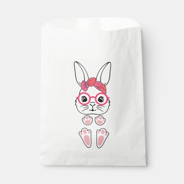 Osterhasen hübsch niedlich geschenktütchen (Vorderseite)