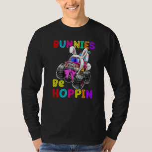 Osterhasen-Kaninchen-Monster Lkw Kleinkinder Junge T-Shirt