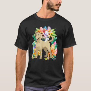 Osterhasen-Kaninchen reitender Labrador Retriever T-Shirt