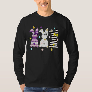 Osterhasen-Kaninchen-Trio mit Ostereier für Famili T-Shirt