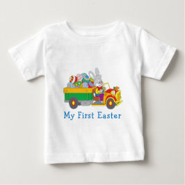 Osterhasen Lieferwagen | Mein erster Ostern Baby T-shirt