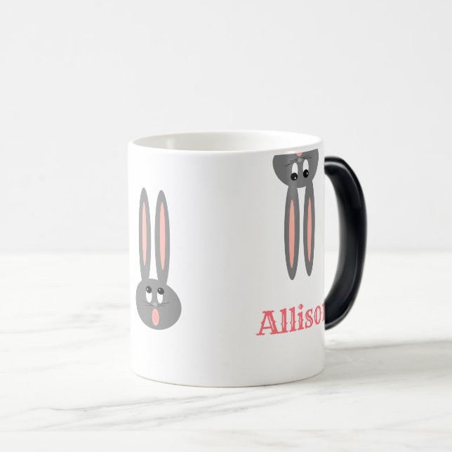 Osterhasen-magische Farbändernde verwandelnde Verwandlungstasse (VorderseiteRechts)