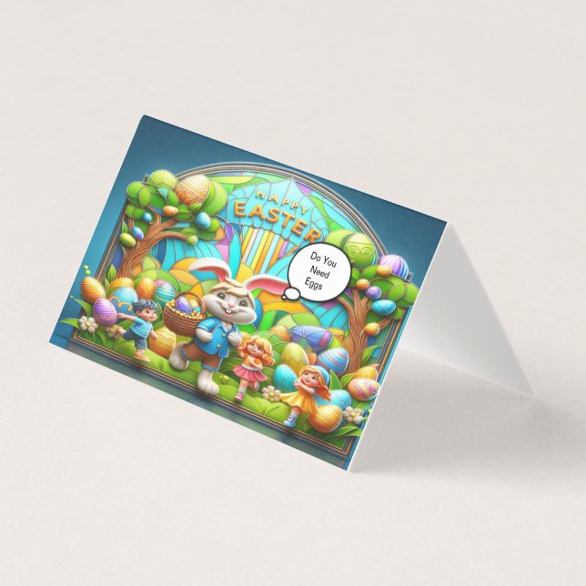 Osterhasen magisches Land (Vorderseite)