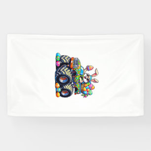 Osterhasen-Monstertruck-Eier Cooler Hase T- Banner