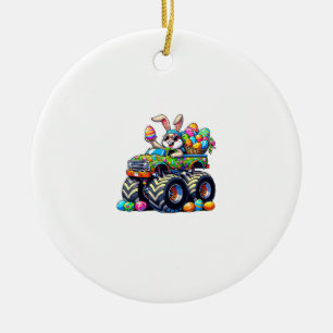 Osterhasen-Monstertruck-Eier Cooler Hase T- Keramik Ornament