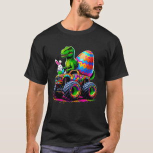 Osterhasen-Monstertruck-Eier-Dinosaurier-Rabbi T-Shirt