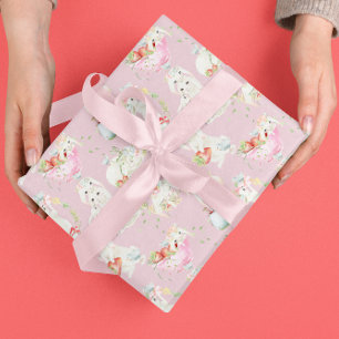 Osterhasen Niedliche Kaninchen drucken Geschenkpapier