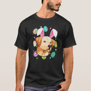 Osterhasen-Ohr Labrador Retriever Hund Gesicht E T-Shirt