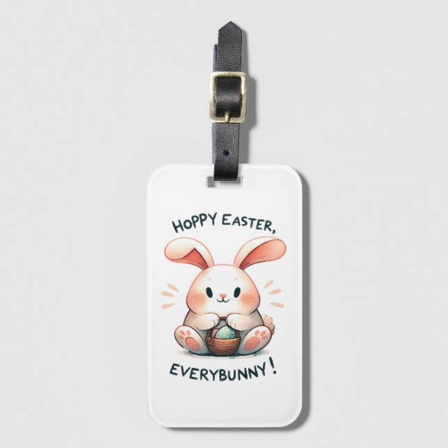 Osterhasen Ostern, Jedermann! Gepäckanhänger (Vorderseite Vertikal)
