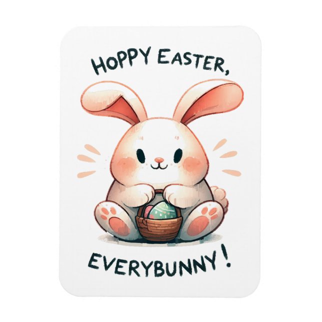 Osterhasen Ostern, Jedermann! Magnet (Vertikal)