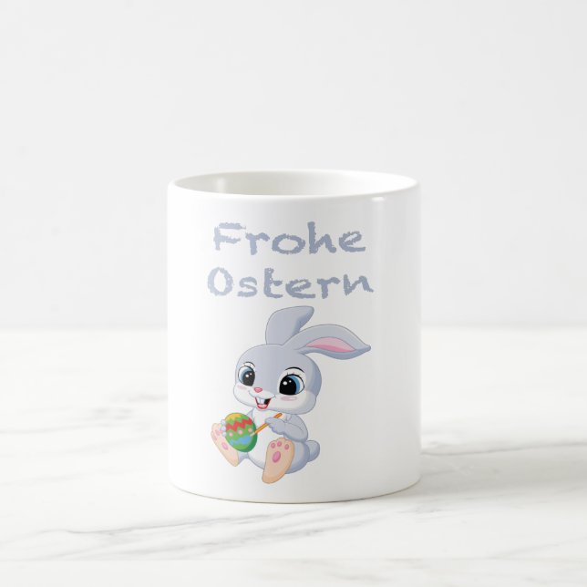 Osterhasen, Ostern, Sonne Kaffeetasse (Mittel)