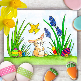 Osterhasen-Postkarte von Nicole Janes Feiertagspostkarte