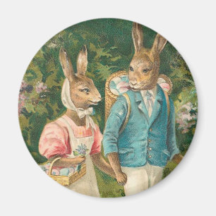 Osterhasen-Schatz Vintage Magnet