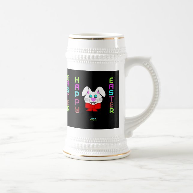 Osterhasen-Stein-Tasse Bierglas (Rechts)