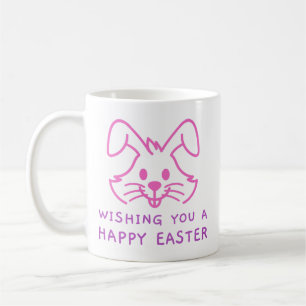 Osterhasen-Tasse 'Ich wünsche Ihnen ein frohes Ost Kaffeetasse