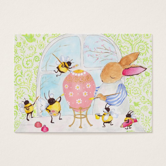 Osterhasen und Bienen (Vorderseite)