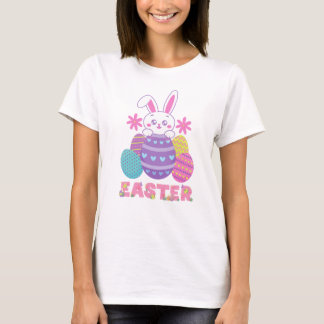 Osterhasen und bunte Eier T-Shirt