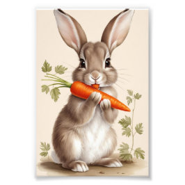 Osterhasen Vintage Mauer Kunst, Kultur Fotodruck