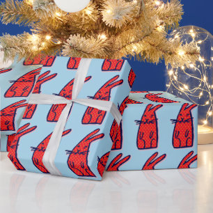 OSTERHASEN-WEIHNACHTS- ODER GEBURTSTAGSGESCHENK-PA GESCHENKPAPIER