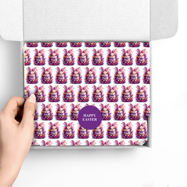 Osterhasen-Wrapping-Papier-Flachblatt-Set 3 Seidenpapier (Von Creator hochgeladen)