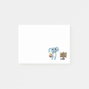 Osterhasen wünscht Frohe Ostern Post-it Klebezettel