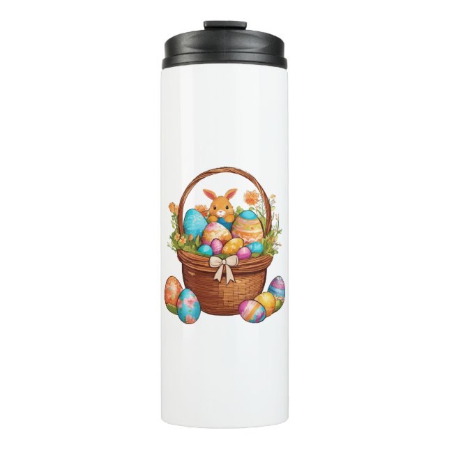 Osterhasenkorb Thermosbecher (Vorderseite)