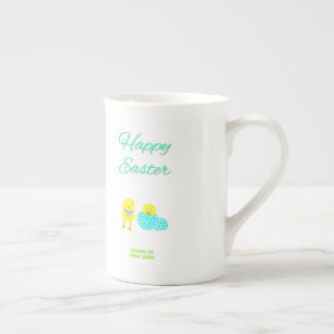 Osterhatchlein Knochen-China Tasse