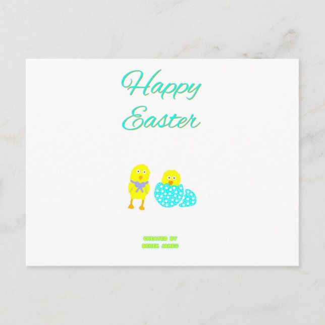 Osterhatchlein Postkarte (Vorderseite)