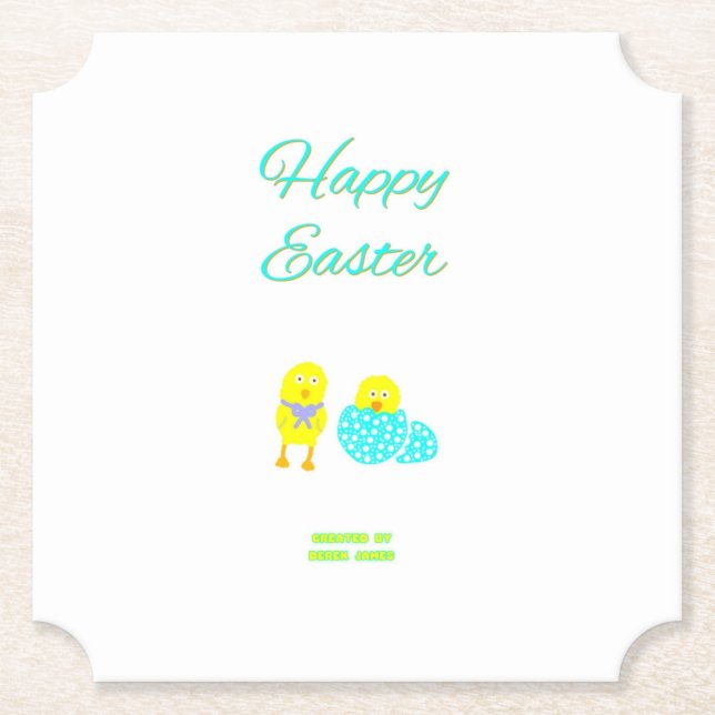 Osterhatchling Ticket Paper Untersetzer (Vorderseite)