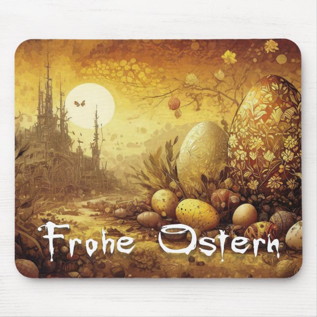 Osterhoffnung in einer apokalyptischen Welt Mousepad (Vorne)